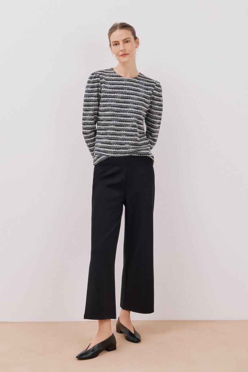 Cortefiel Top Tweed Raya