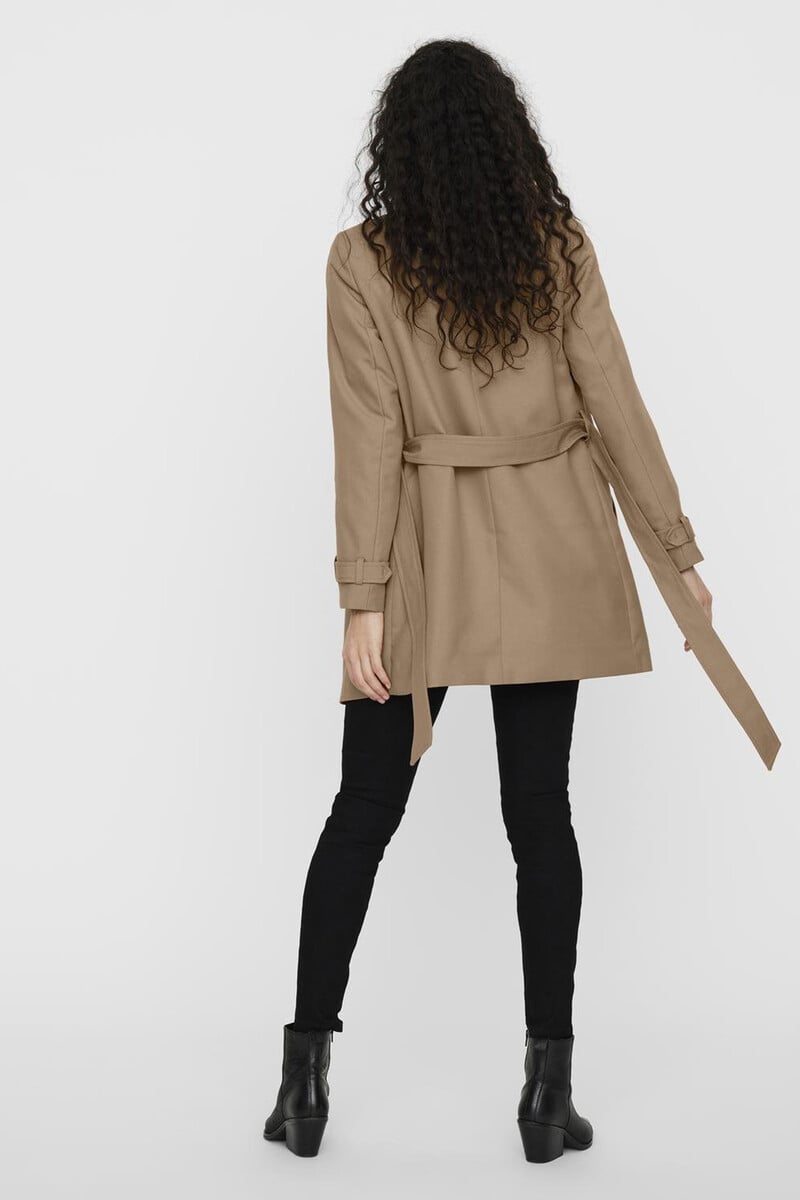 Cortefiel Trench Midi De Mujer Con Lazada