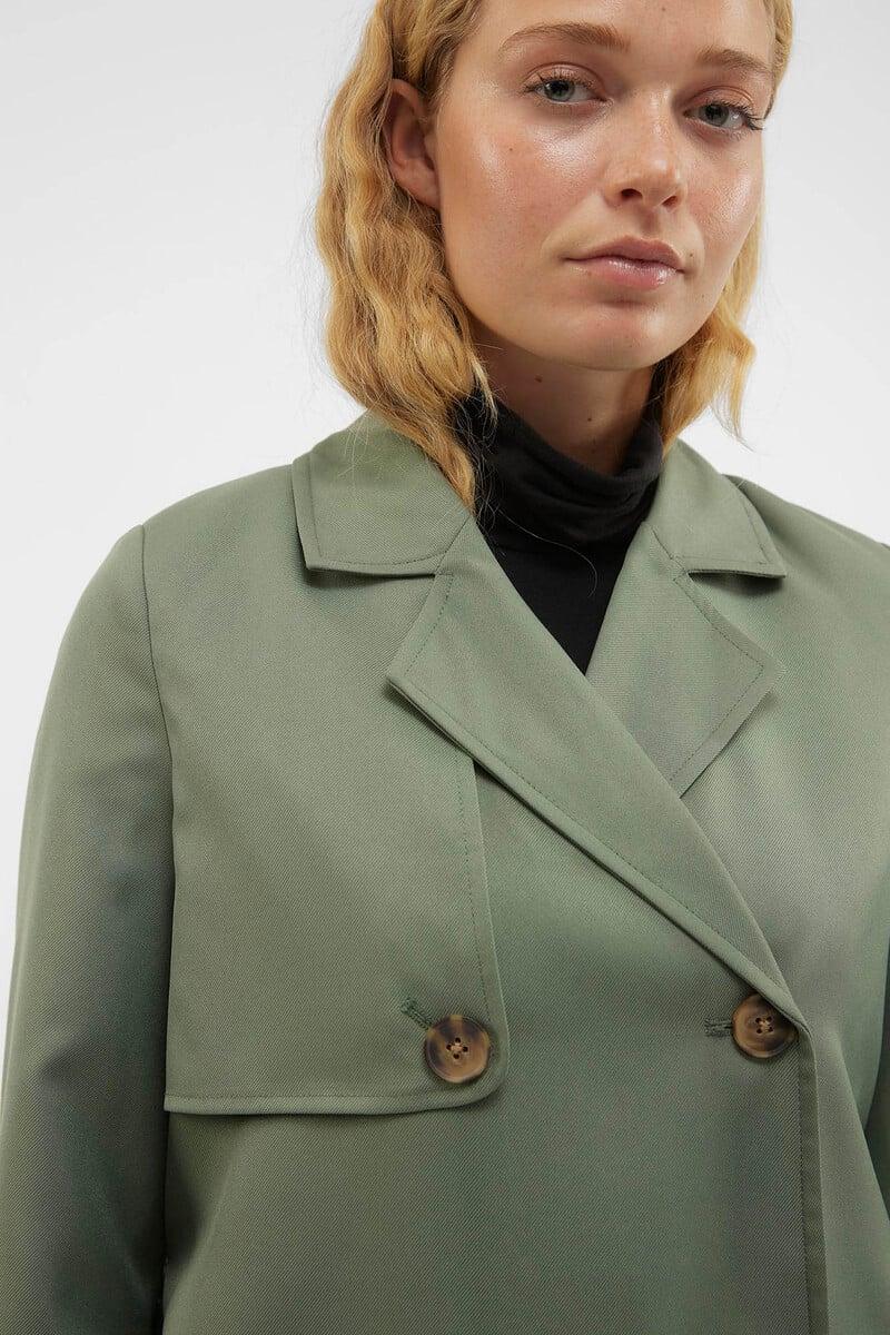 Cortefiel Trench Midi De Mujer Con Lazada