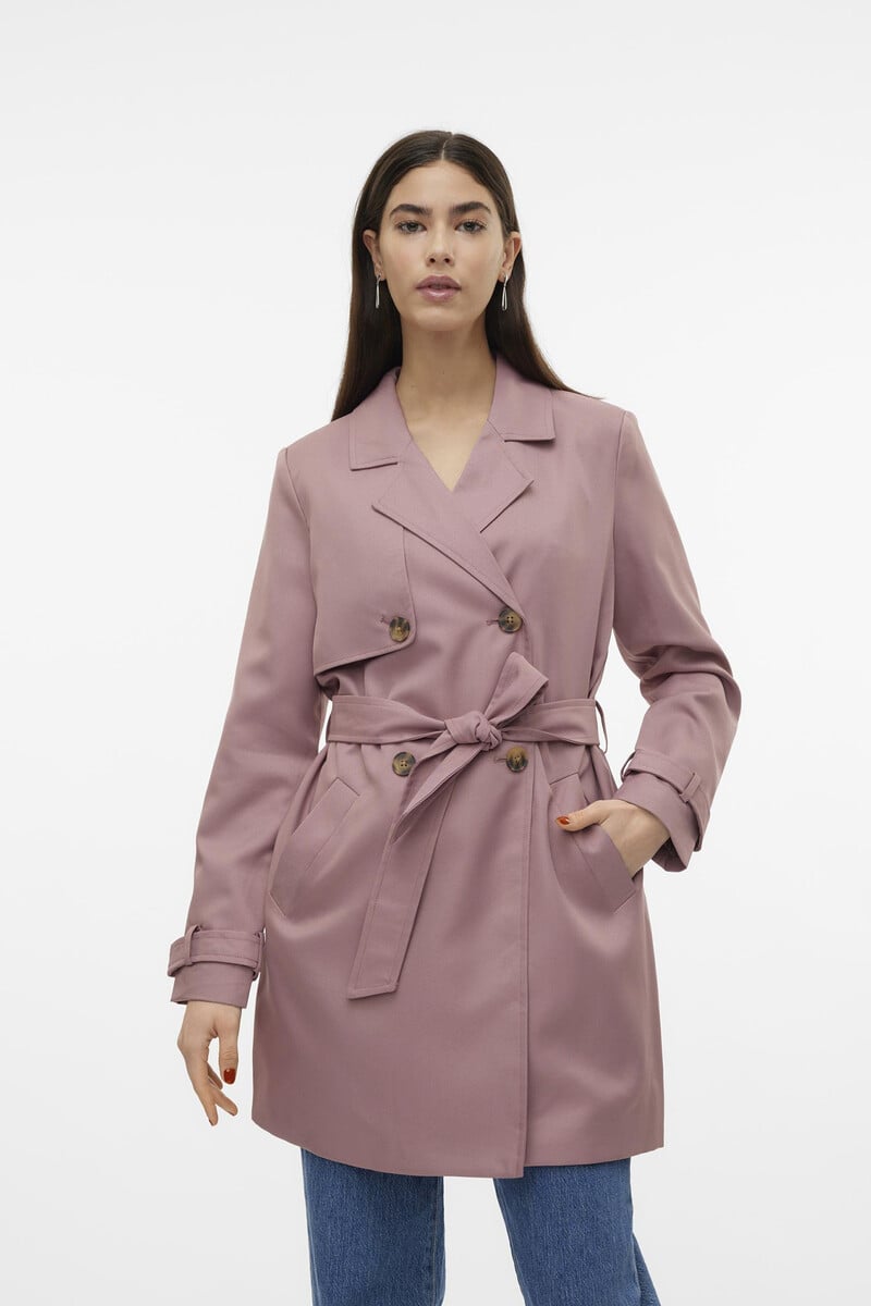 Cortefiel Trench Midi De Mujer Con Lazada