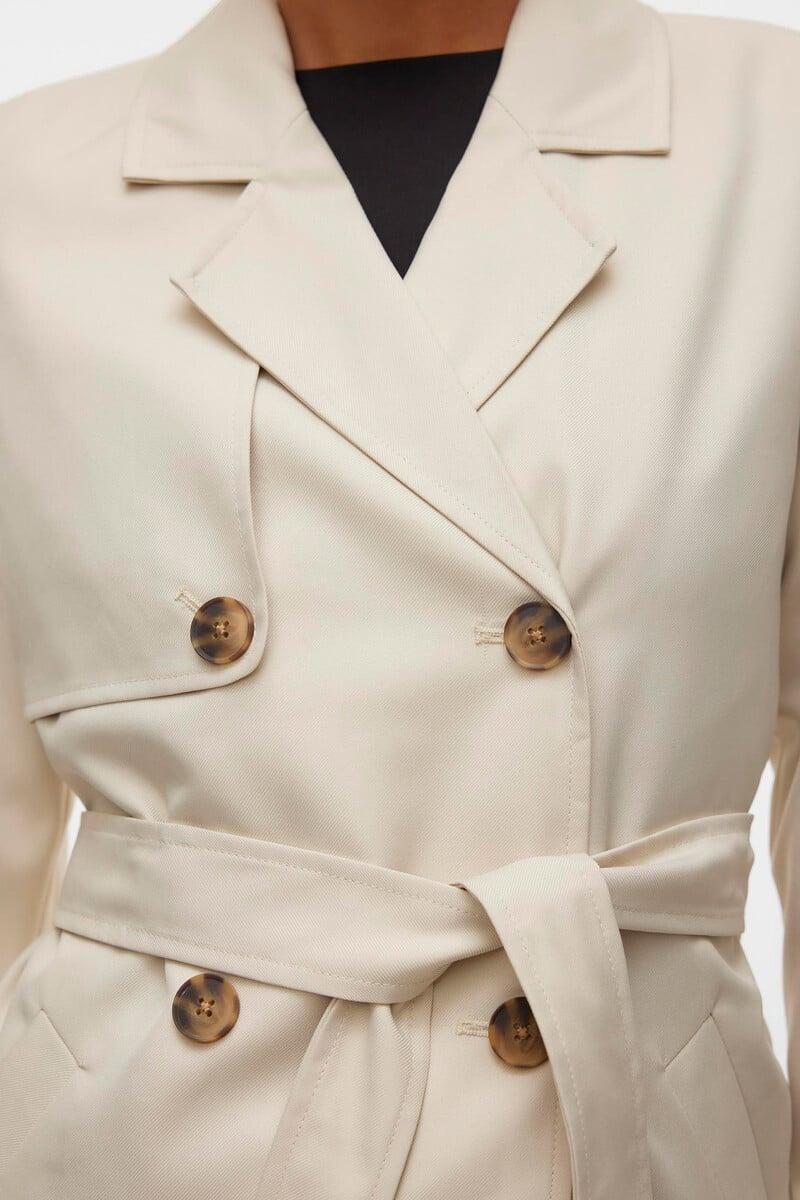 Cortefiel Trench Midi De Mujer Con Lazada