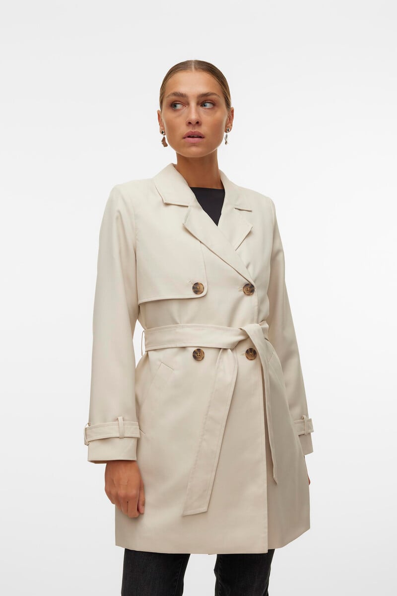 Cortefiel Trench Midi De Mujer Con Lazada