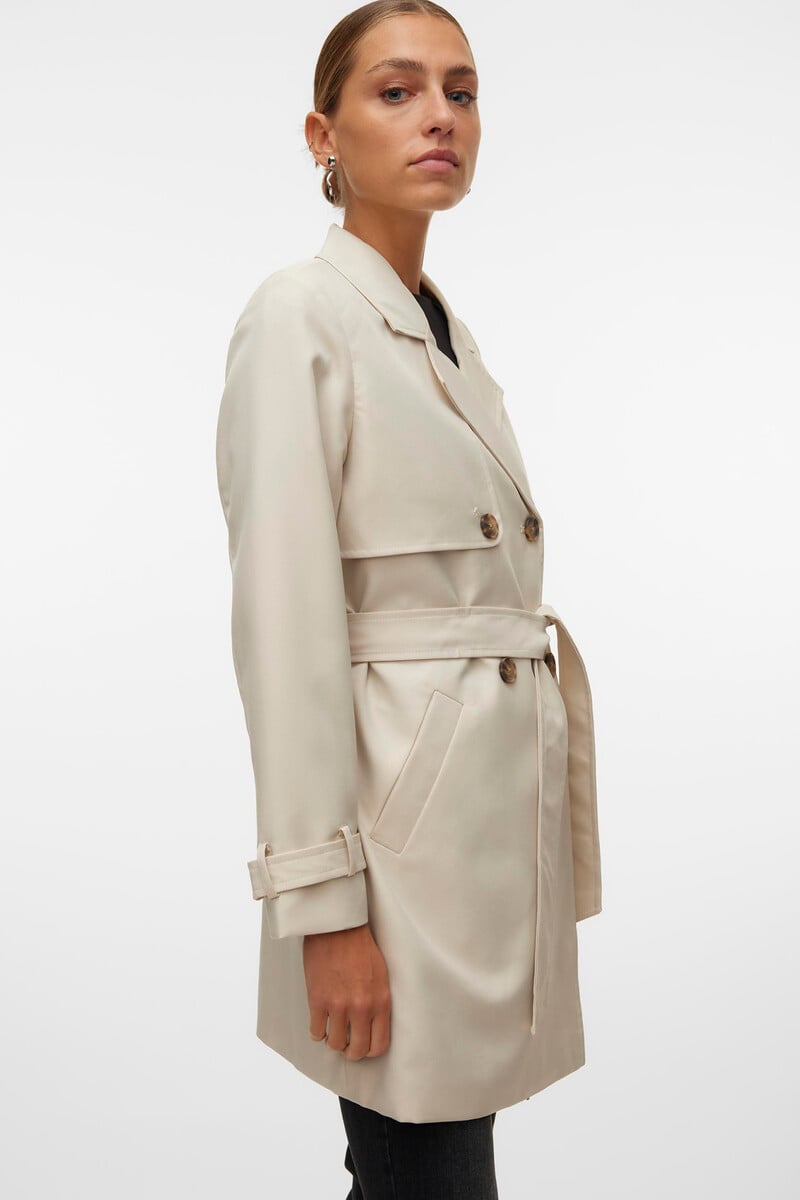 Cortefiel Trench Midi De Mujer Con Lazada
