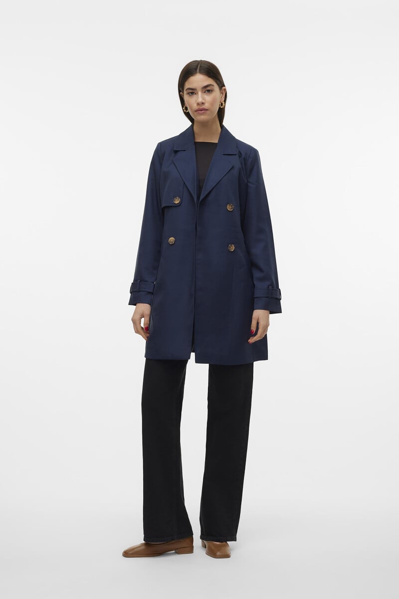 Cortefiel Trench Midi De Mujer Con Lazada