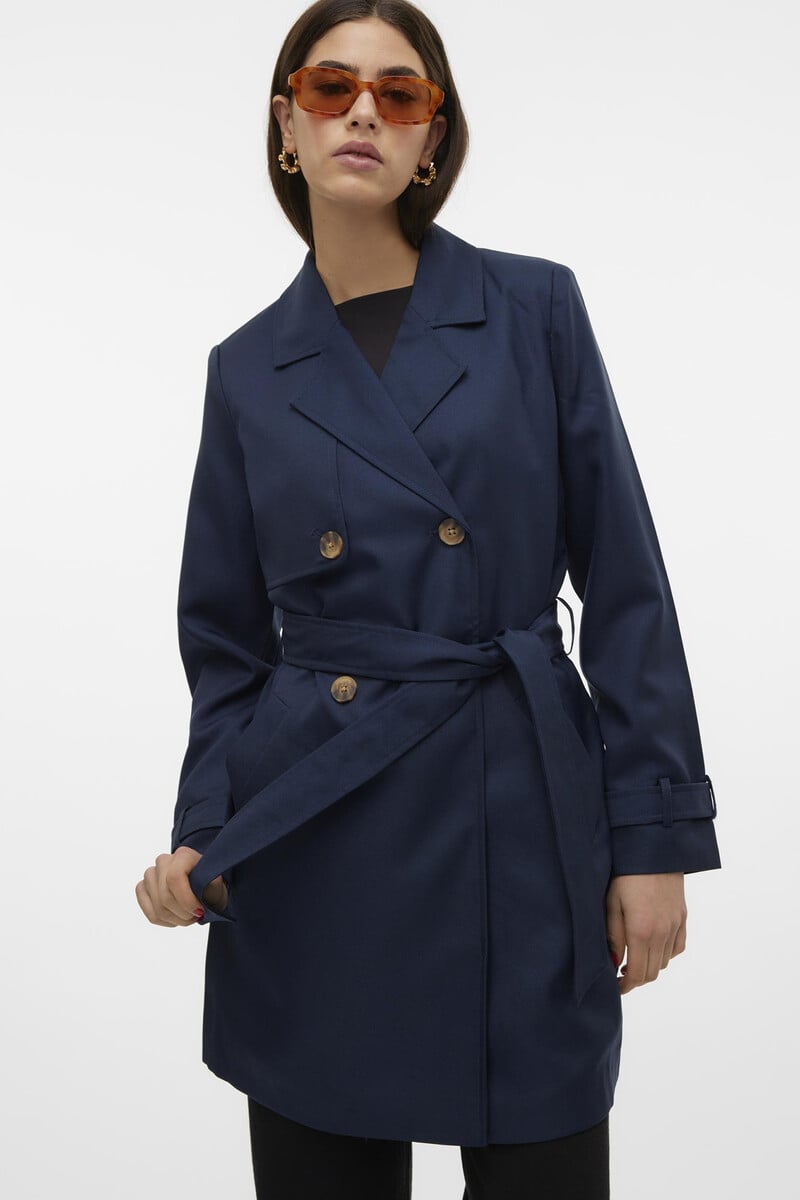 Cortefiel Trench Midi De Mujer Con Lazada
