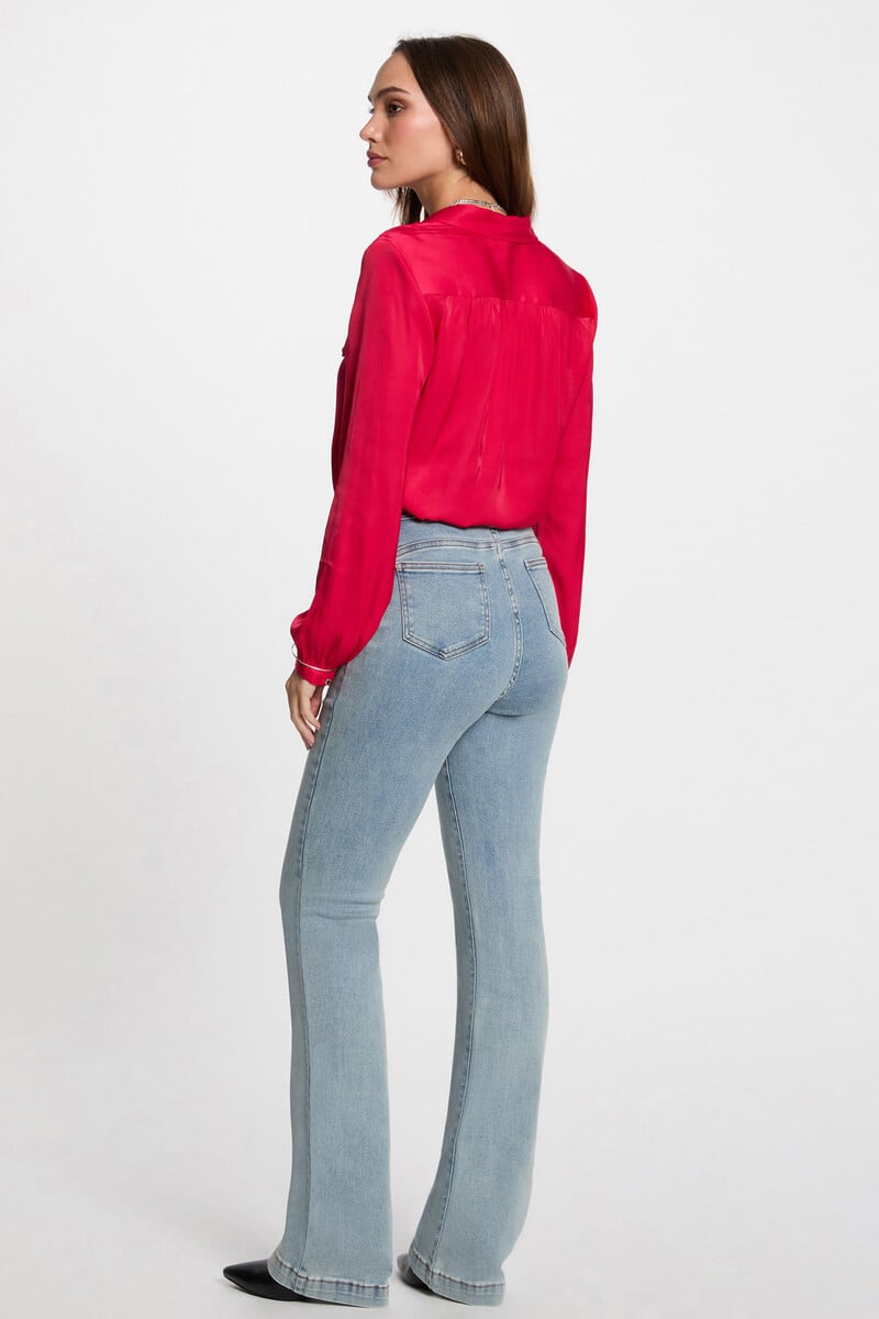 Cortefiel Vaquero Recto Con Detalles Trenzados