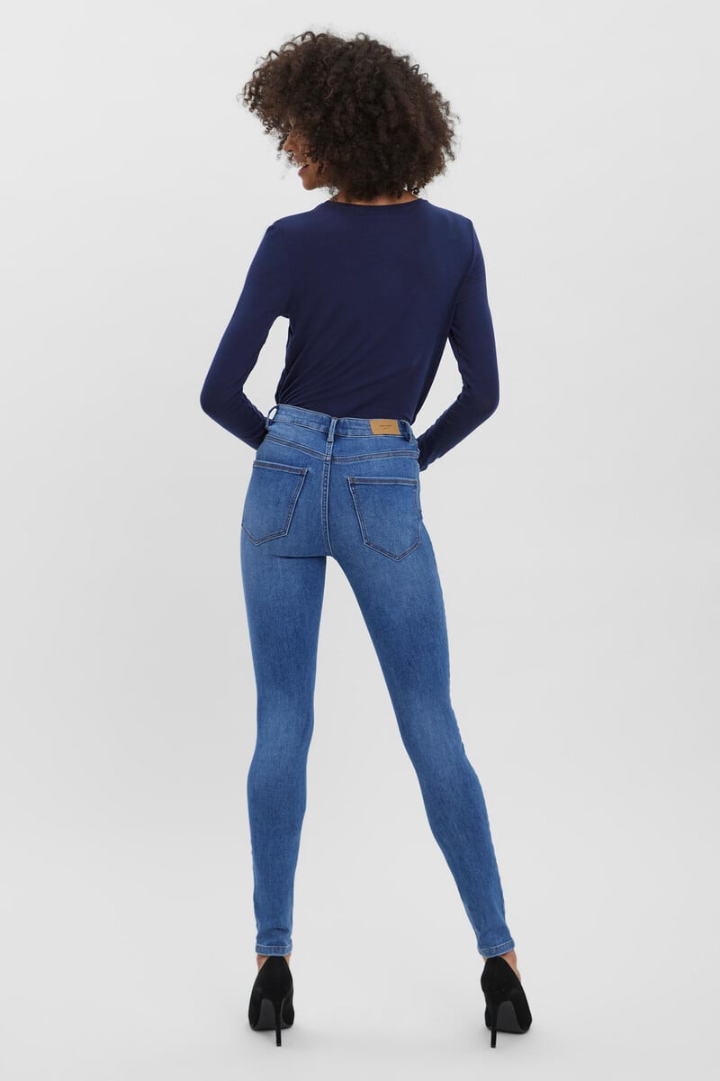 Cortefiel Vaquero Skinny De Mujer Con Cintura Alta