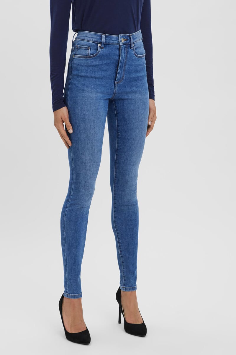 Cortefiel Vaquero skinny de mujer con cintura alta