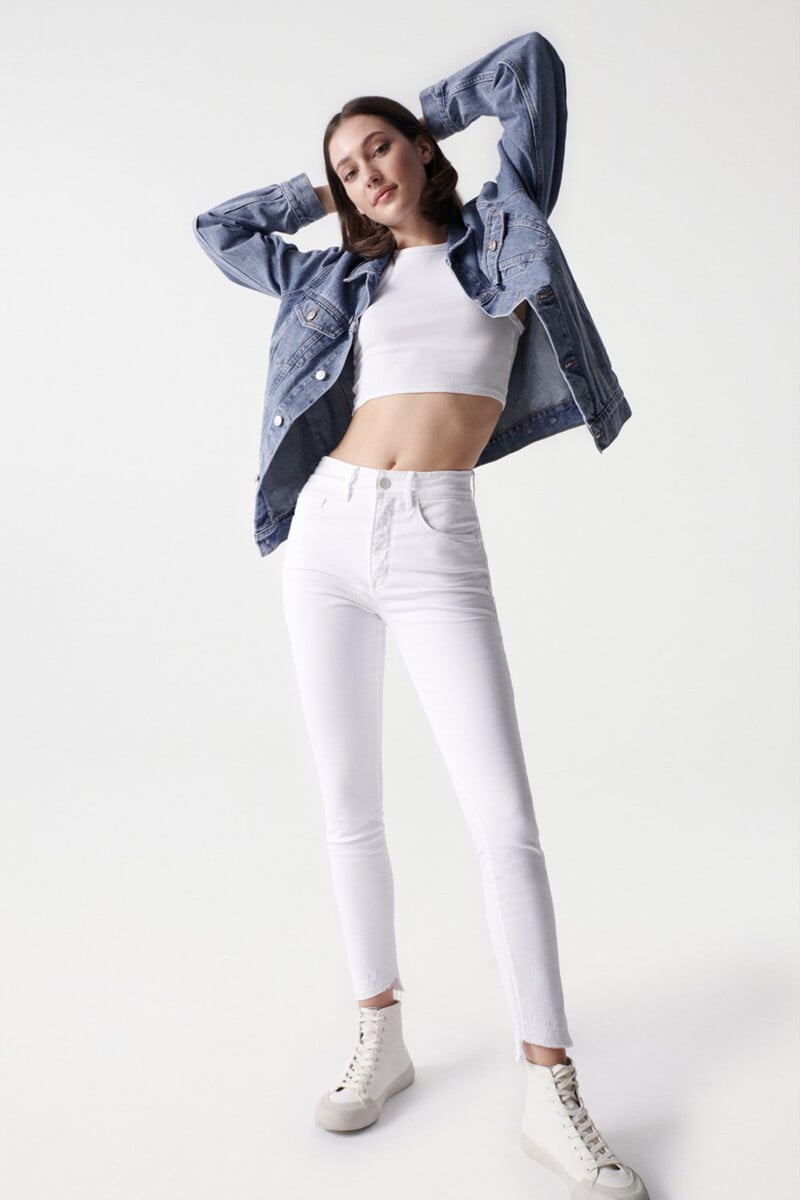 Cortefiel Vaqueros Faith Push In Cropped