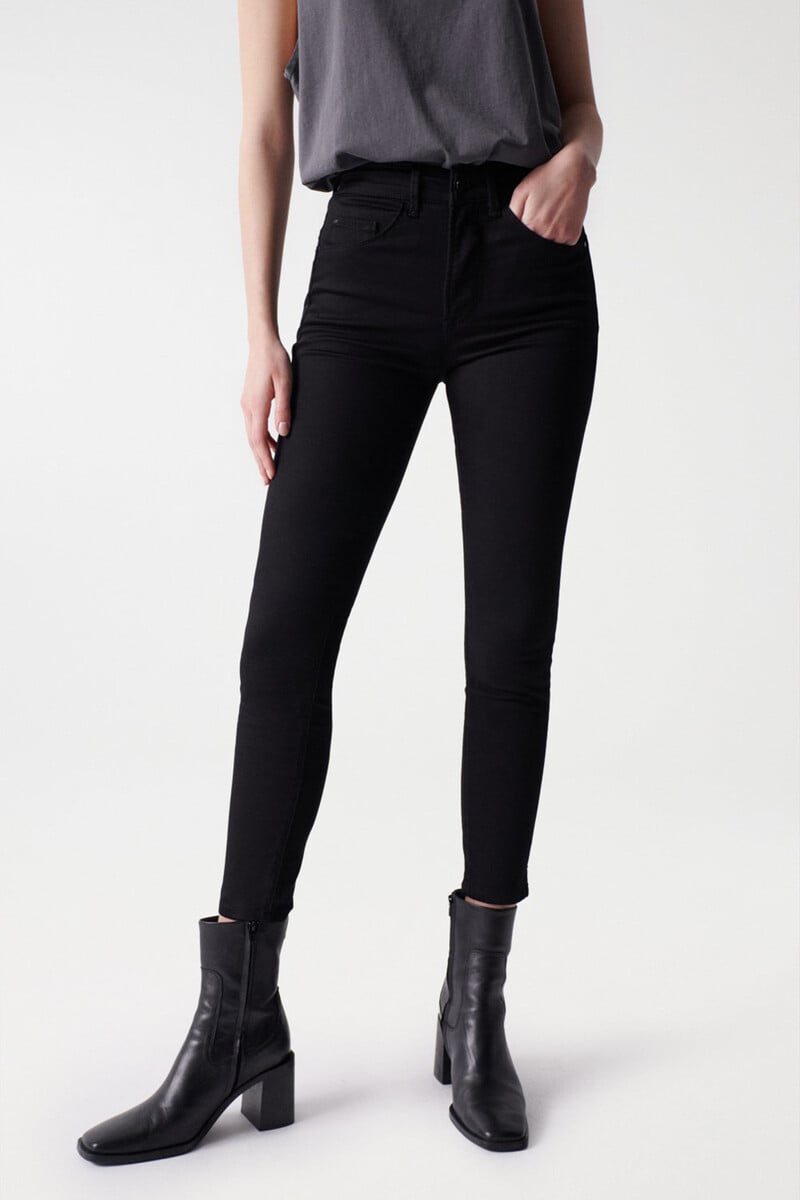 Cortefiel Vaqueros Faith Push In Cropped
