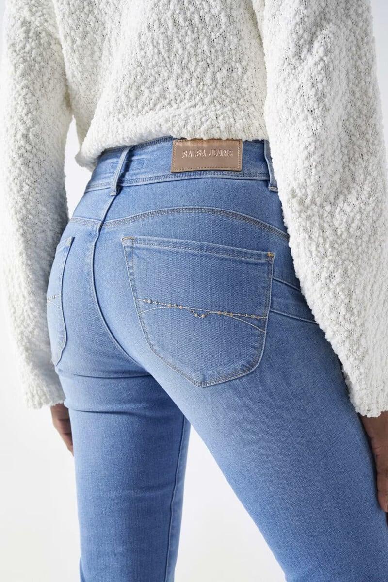Cortefiel Vaqueros Secret Push In Slim Con Brillos