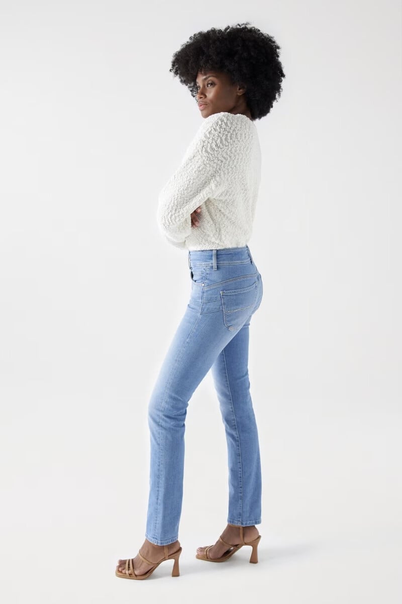 Cortefiel Vaqueros Secret Push In Slim Con Brillos