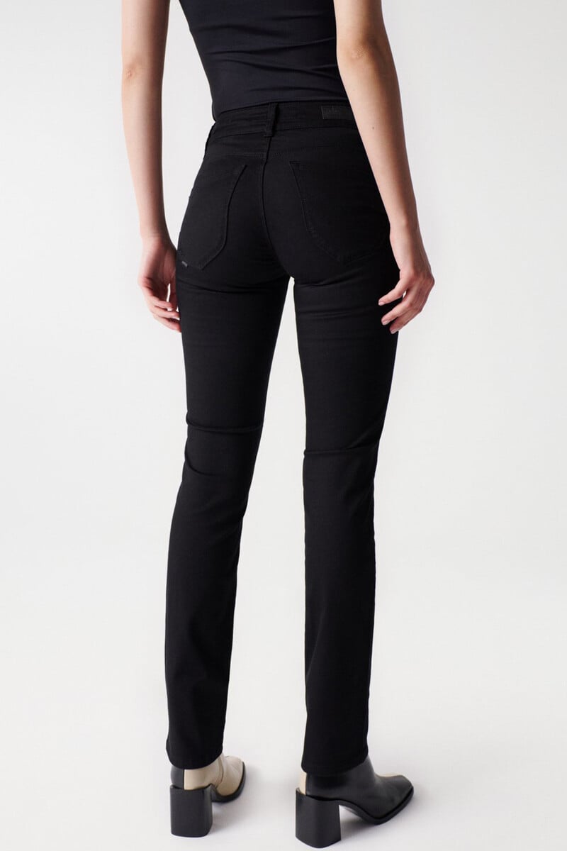 Cortefiel Vaqueros Secret Push In Slim True Black