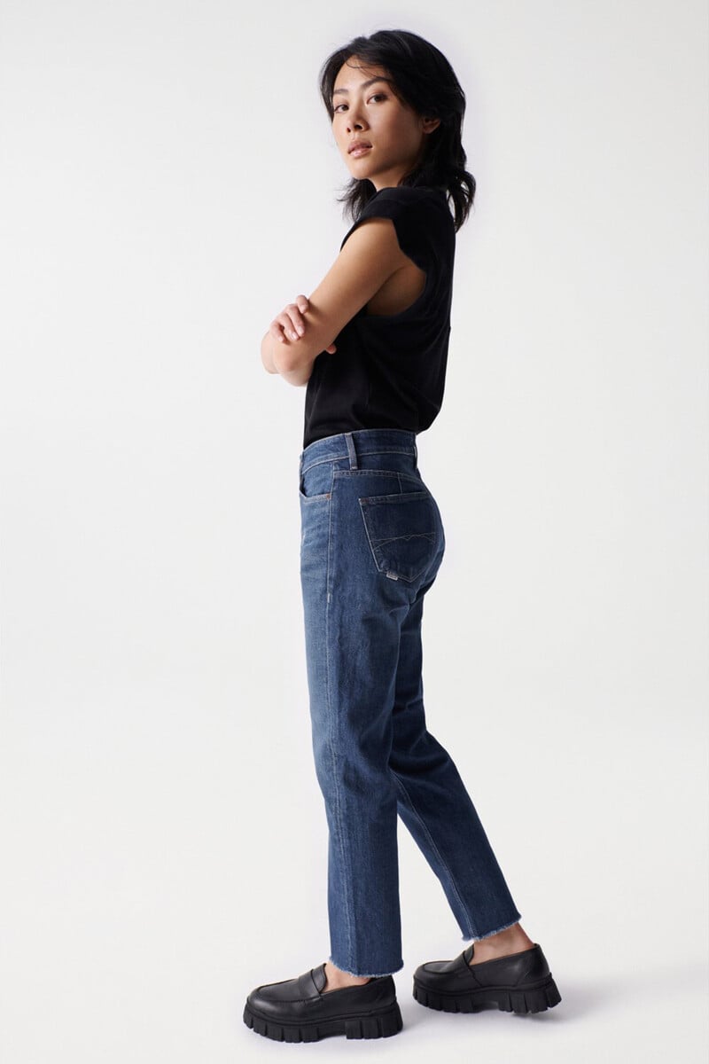 Cortefiel Vaqueros True Cropped Slim