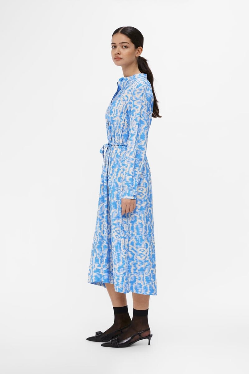 Cortefiel Vestido Camisero Estampado