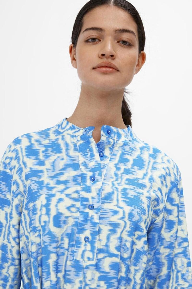 Cortefiel Vestido Camisero Estampado
