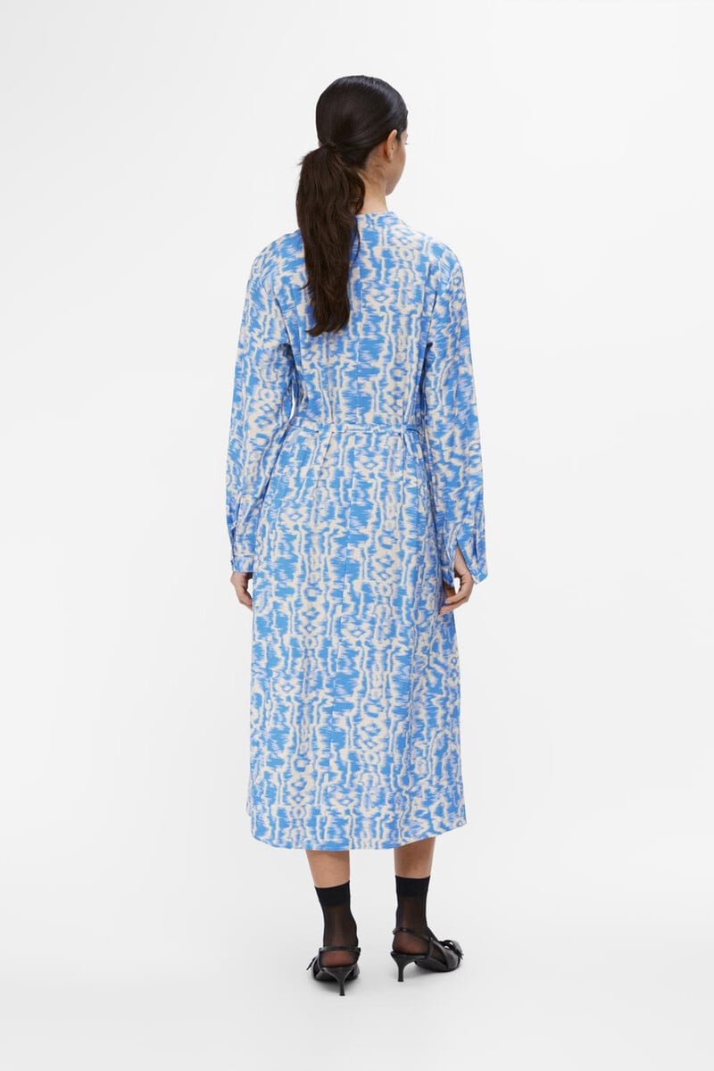 Cortefiel Vestido Camisero Estampado