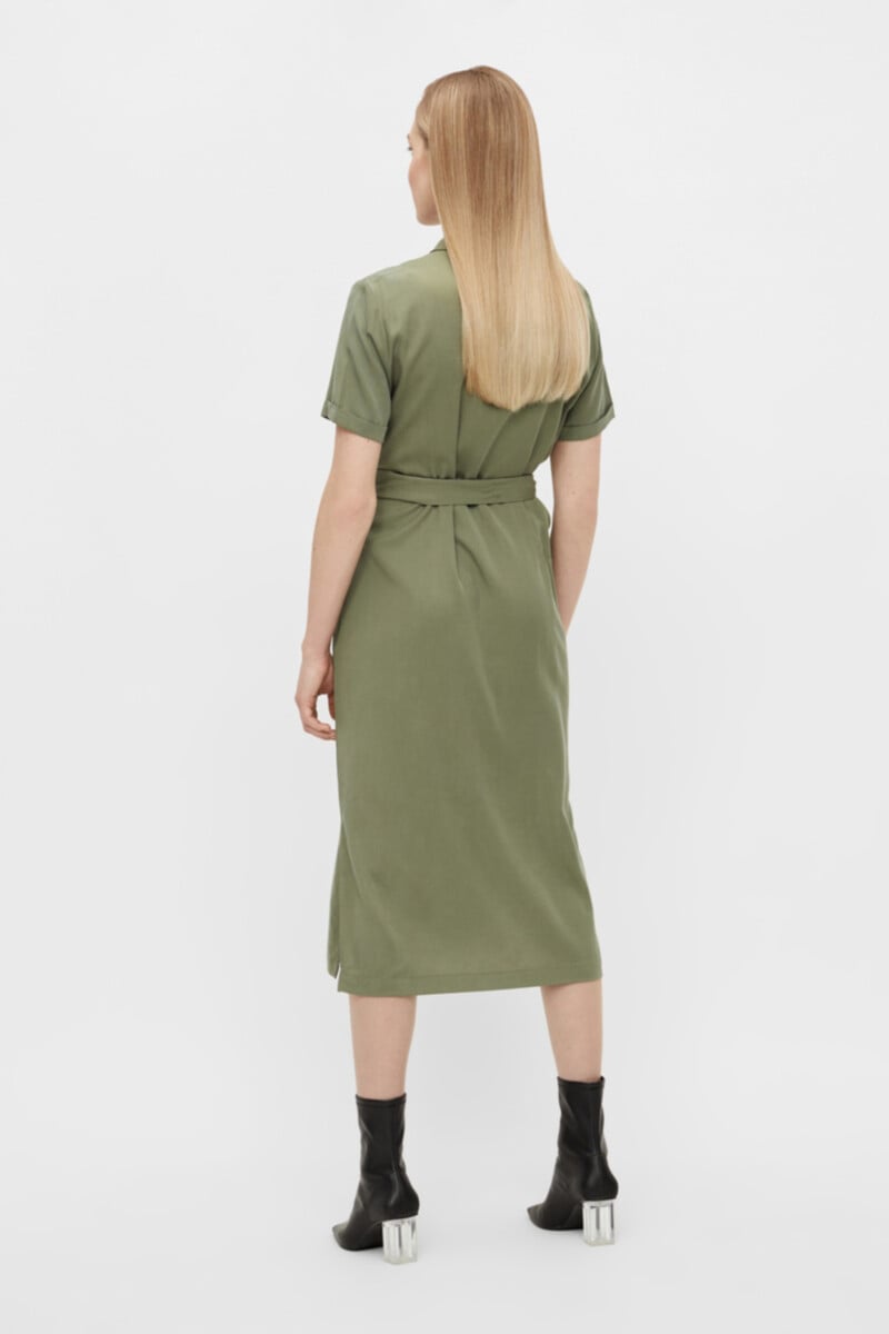 Cortefiel Vestido Camisero Largo