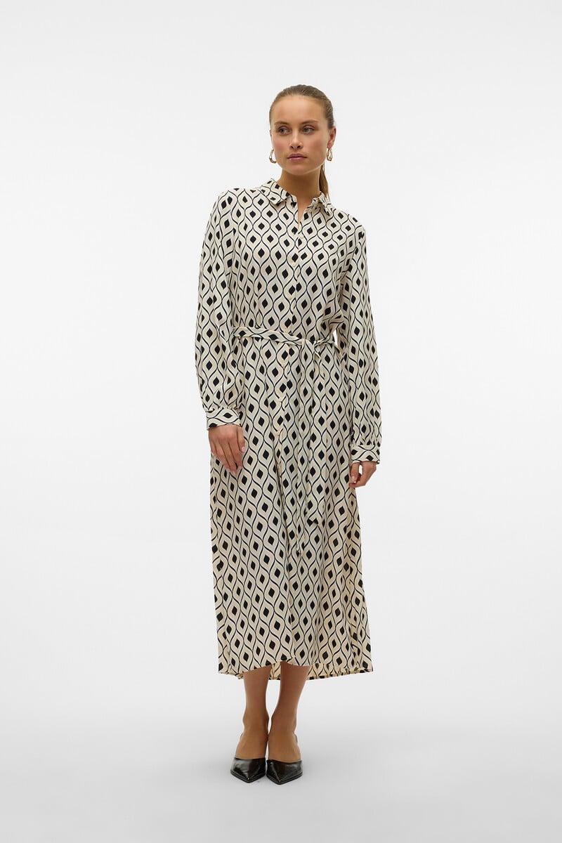 Cortefiel Vestido Camisero Midi