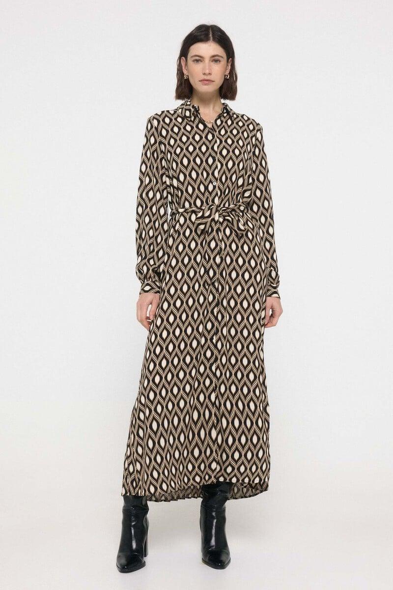 Cortefiel Vestido Camisero Midi