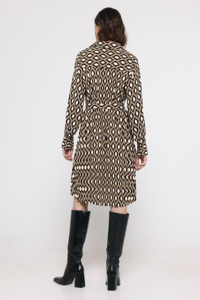 Cortefiel Vestido Camisero Midi