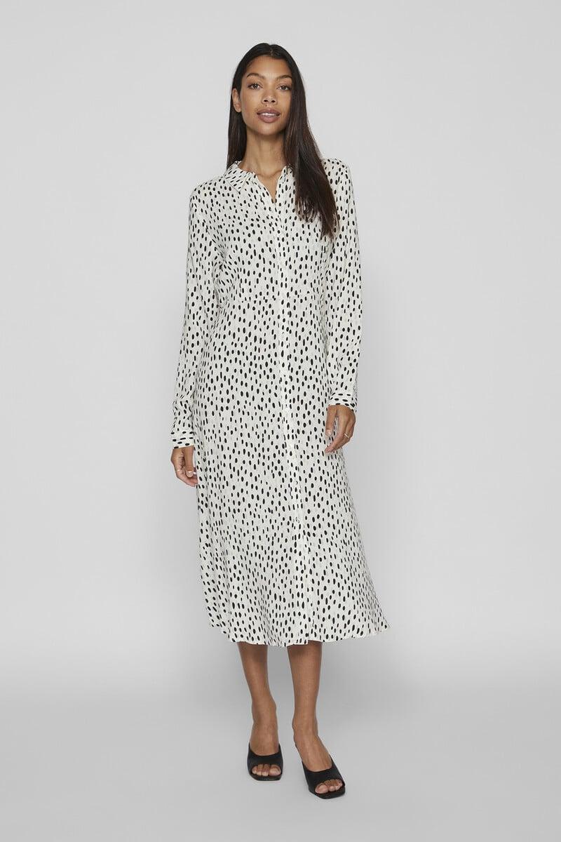 Cortefiel Vestido camisero midi