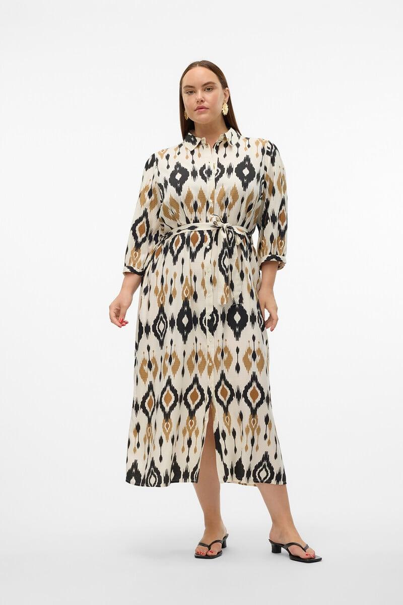 Cortefiel Vestido camisero talla grande