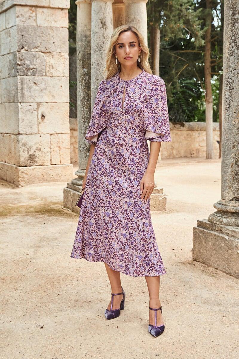 Cortefiel Vestido Capa Silbona