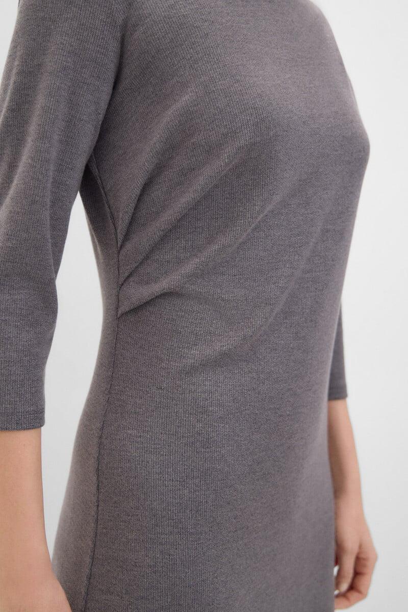 Cortefiel Vestido Con Frunces