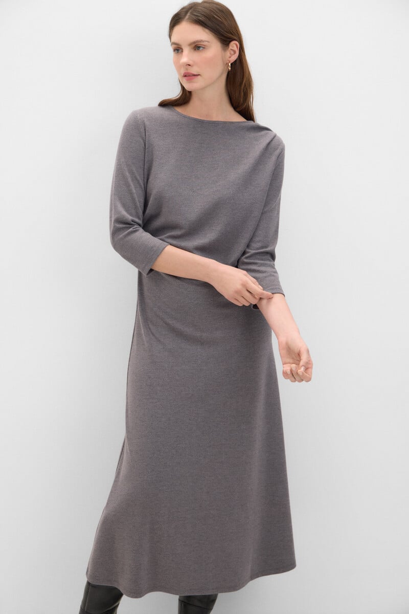 Cortefiel Vestido Con Frunces