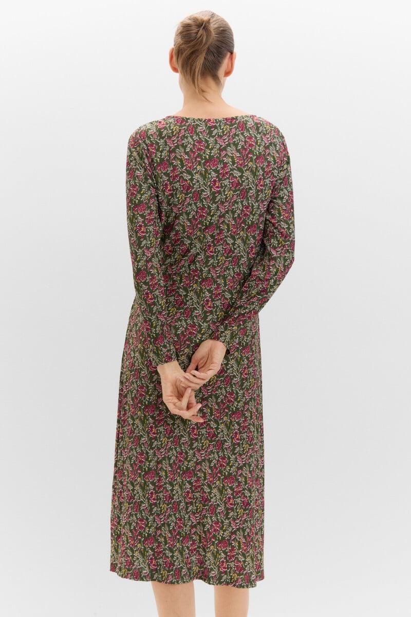 Cortefiel Vestido Con Nudo Frontal