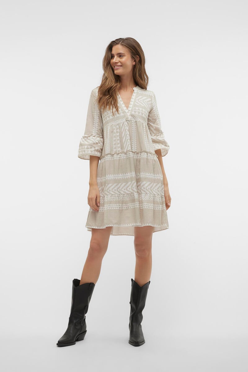 Cortefiel Vestido corto 100% algodón orgánico