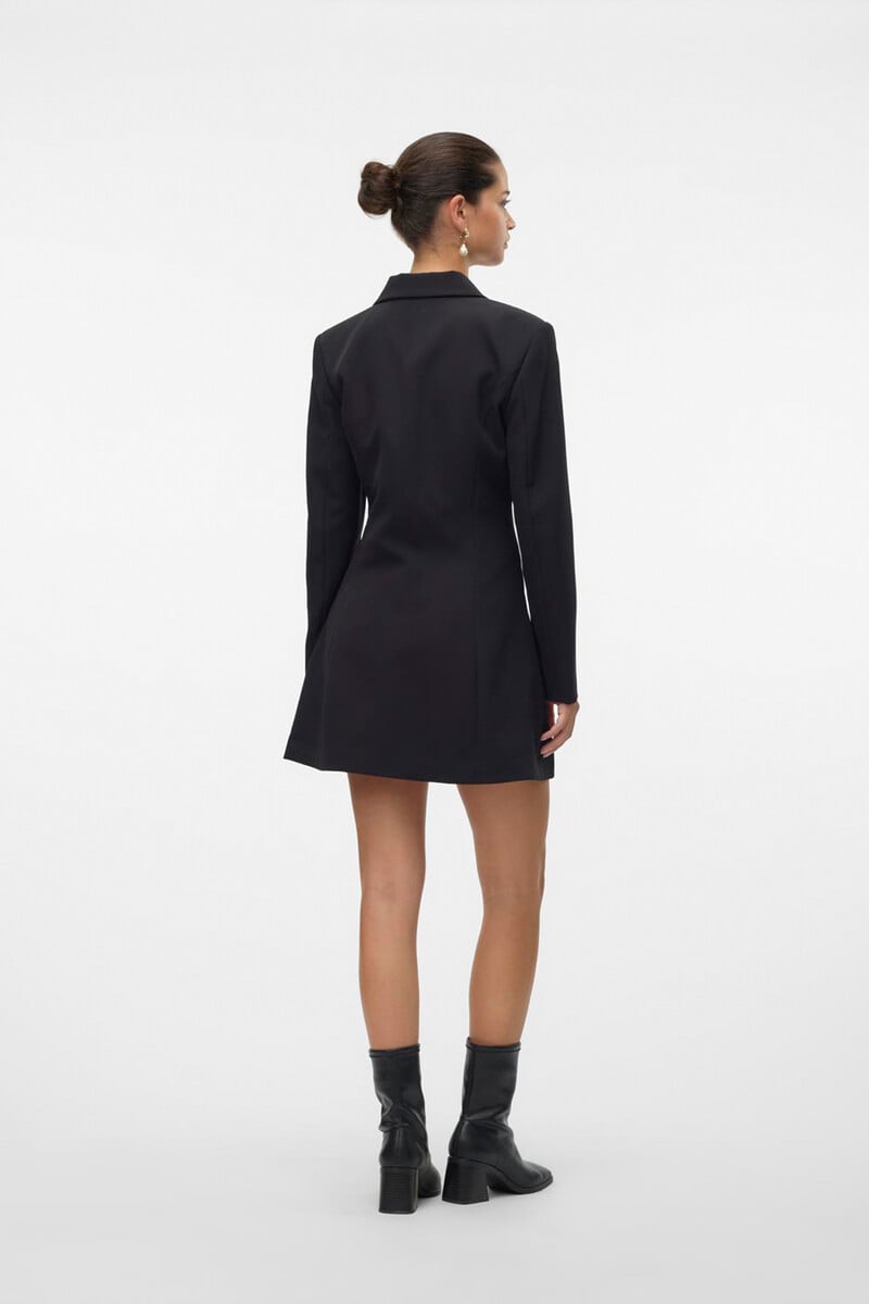 Cortefiel Vestido Corto Con Botones