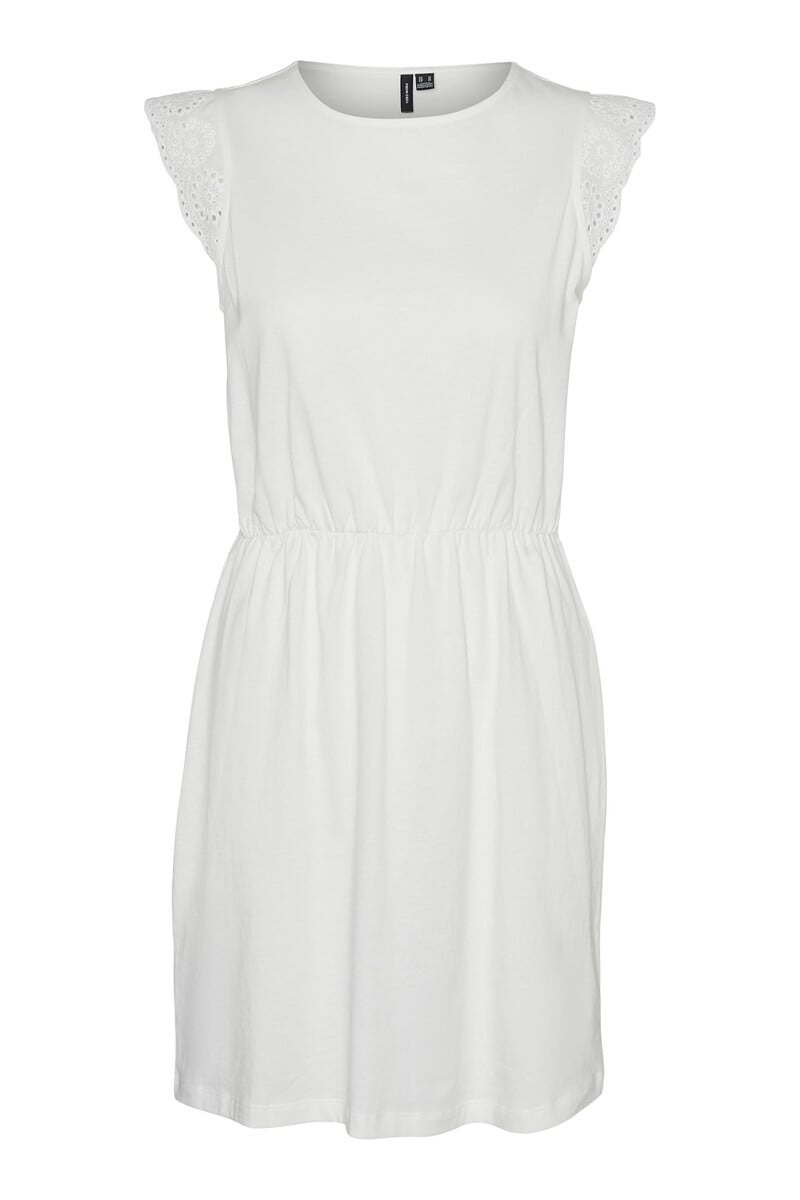 Cortefiel Vestido corto de algodón