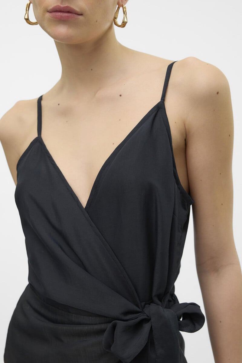 Cortefiel Vestido Corto De Tirante Estampado