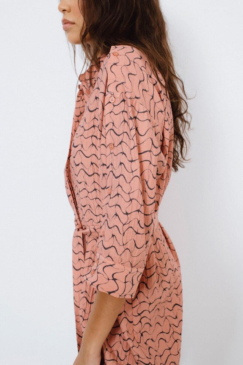 Cortefiel Vestido Corto Estampado