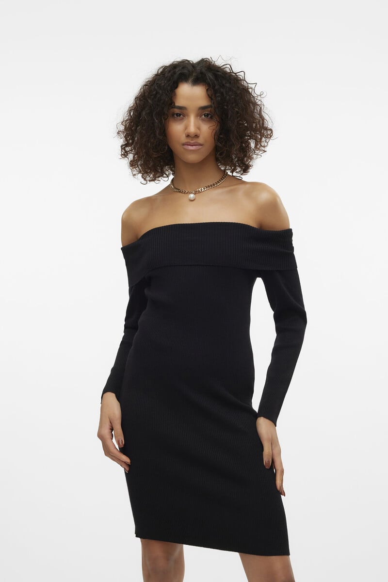 Cortefiel Vestido Corto Hombros Descubiertos