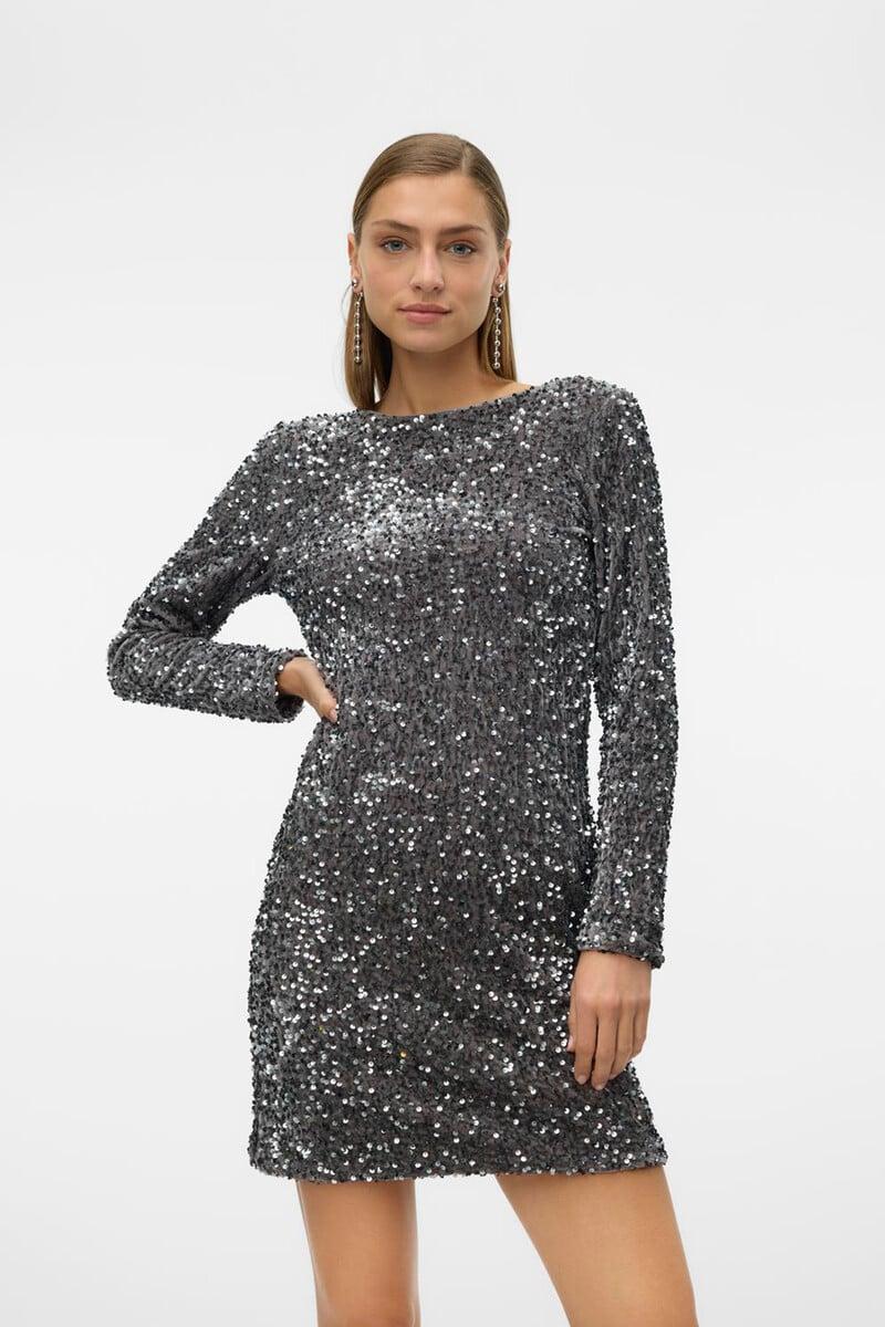Cortefiel Vestido Corto Lentejuelas