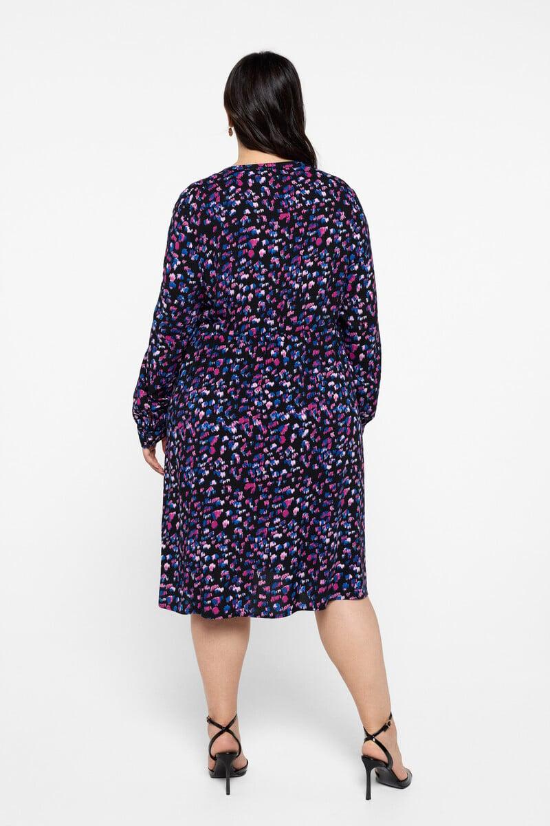 Cortefiel Vestido Corto Manga Larga Curvy
