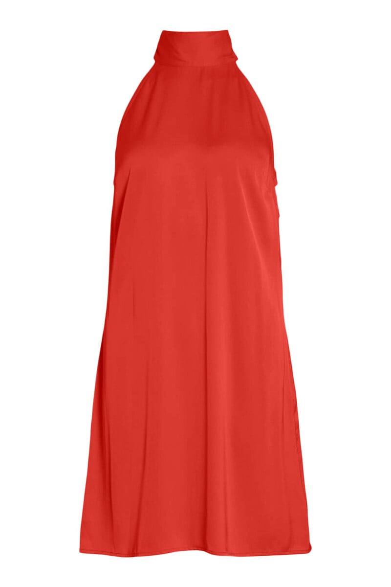 Cortefiel Vestido corto satinado