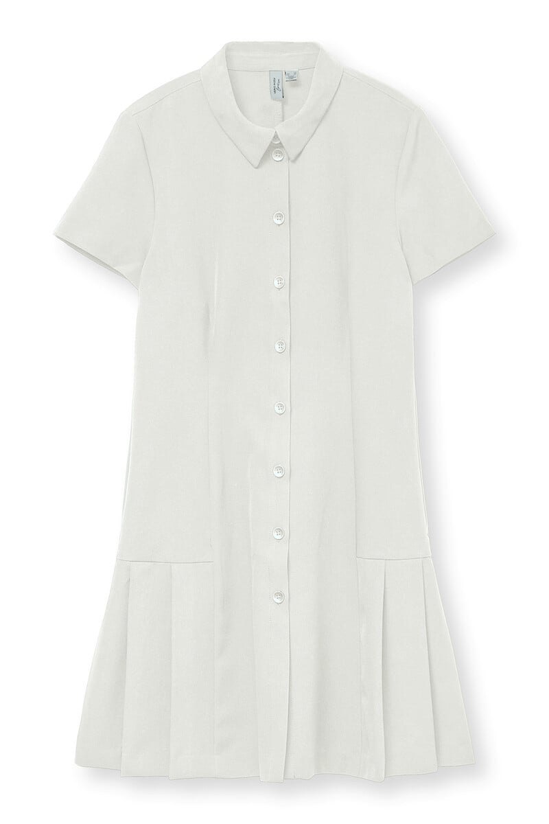 Cortefiel Vestido corto tableado