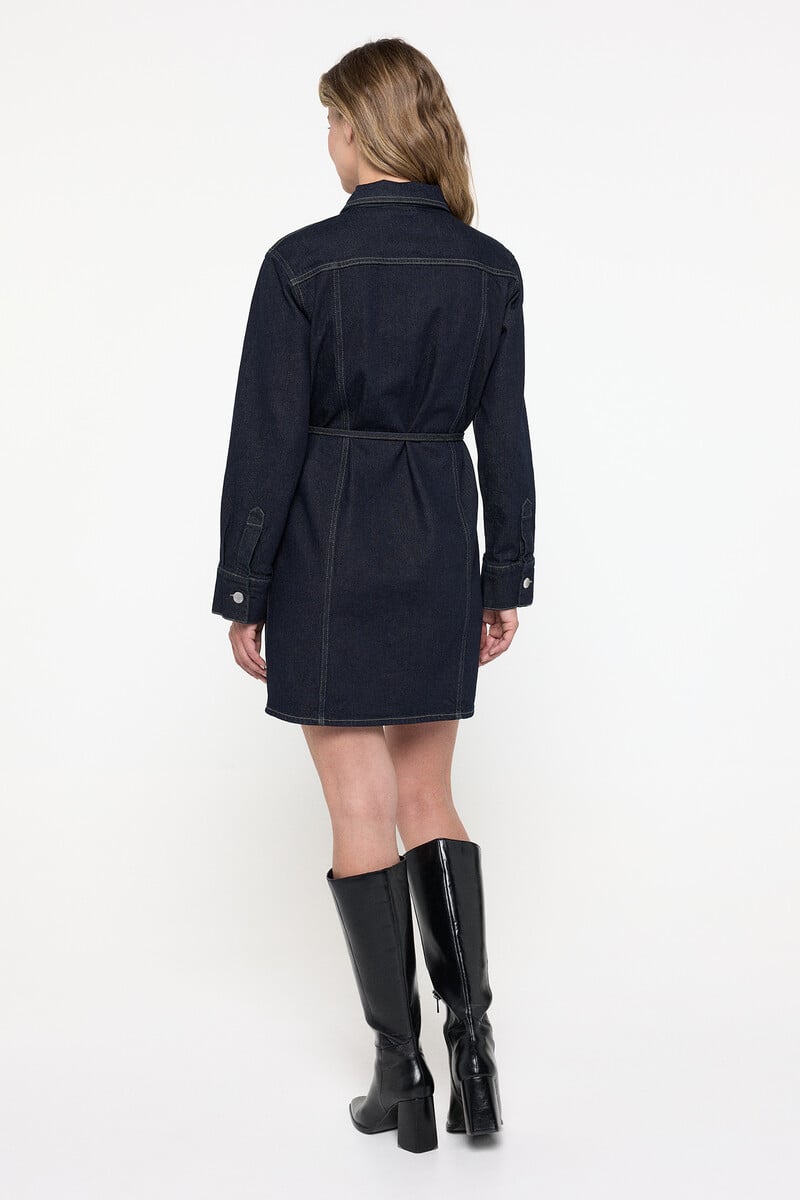 Cortefiel Vestido Corto Vaquero