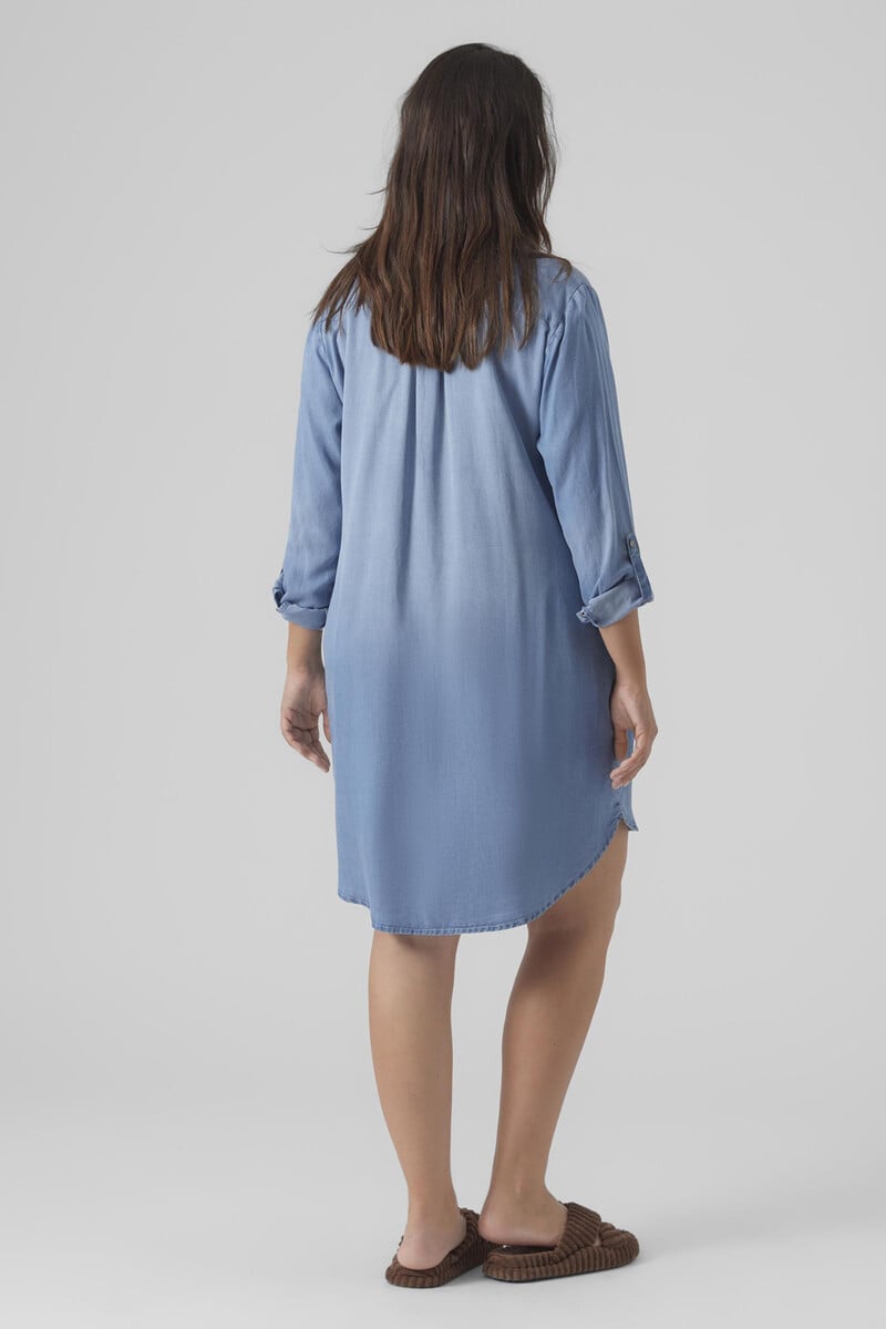 Cortefiel Vestido Corto Vaquero Talla Grande