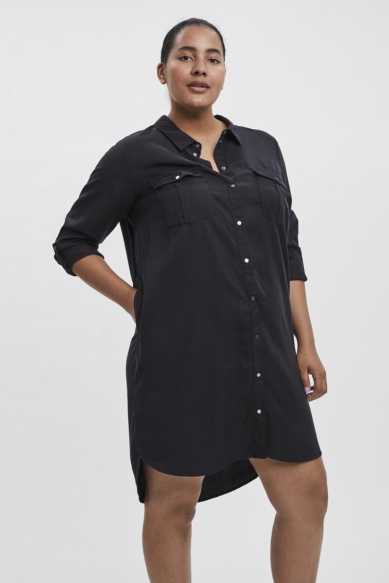 Cortefiel Vestido corto vaquero talla grande