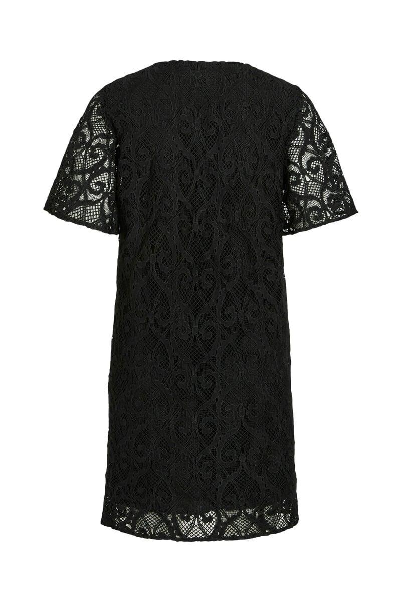 Cortefiel Vestido De Encaje Corto