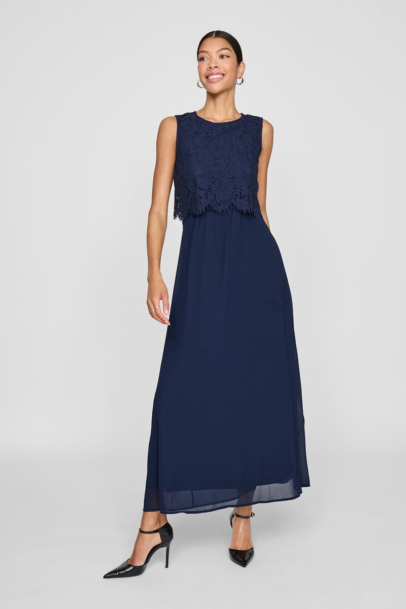 Cortefiel Vestido De Fiesta Largo