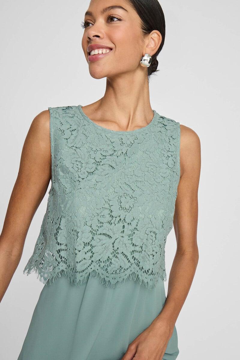 Cortefiel Vestido De Fiesta Largo