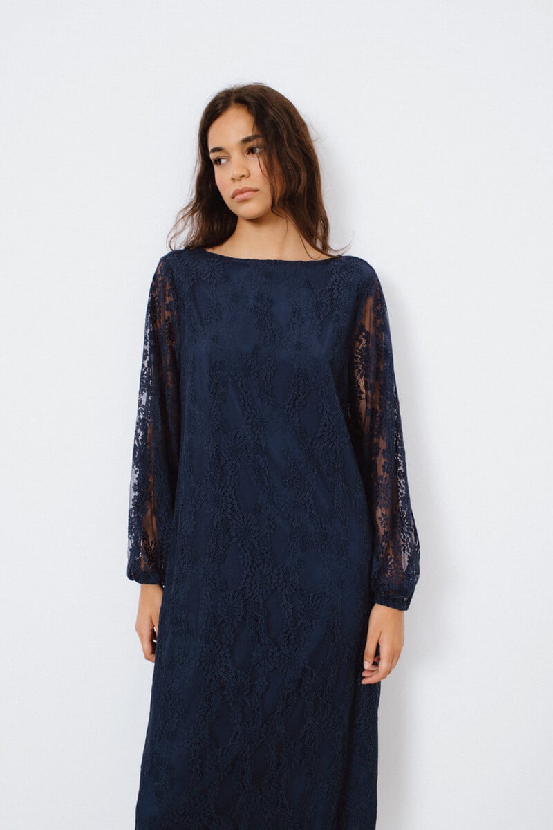 Cortefiel Vestido De Fiesta Midi