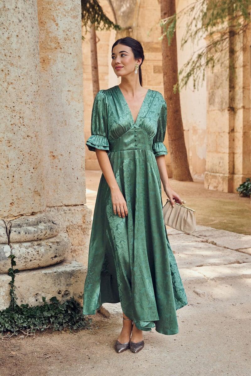 Cortefiel Vestido De Manga Francesa Amabella