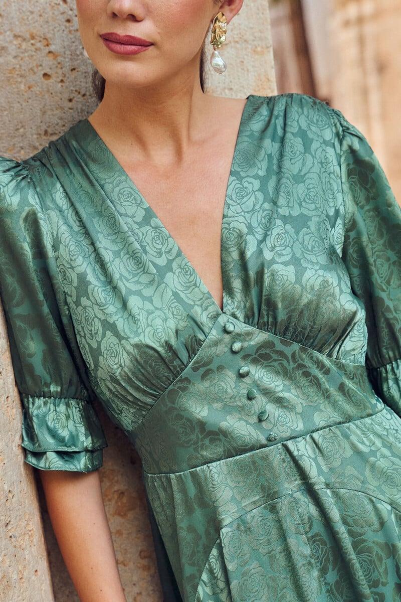 Cortefiel Vestido De Manga Francesa Amabella